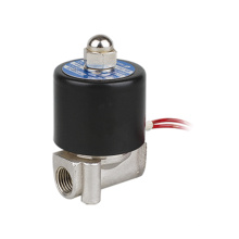 Válvula de solenoide de agua pequeño 2s 2,5 mm de diámetro válvula de solenoide neumático de acero inoxidable Normal Cleased /2S serie